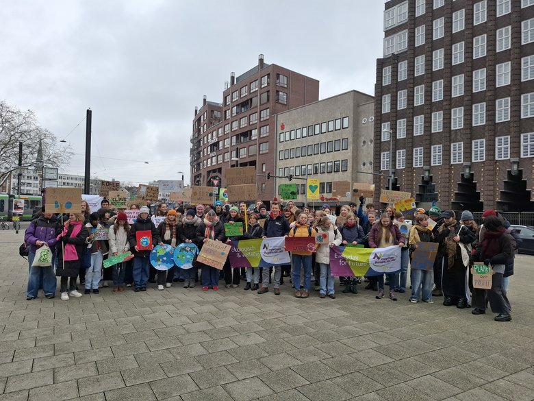 FÖJis auf der Demo