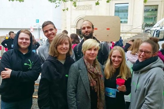 Landtagsaktion Gruppenfoto