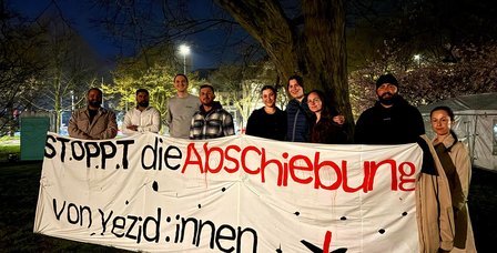 Yezidisches Protestcamp