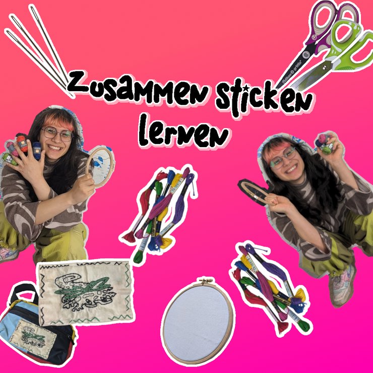 sticken lernen quadratisch